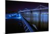 Blue City Bridge-Vincent James-Mounted Photographic Print