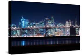 Blue City San Francisco-Vincent James-Stretched Canvas