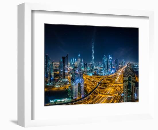 Blue city-Khalid Jamal-Framed Photographic Print