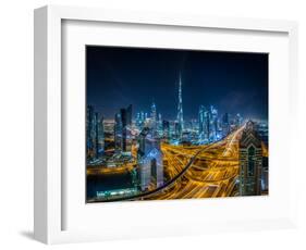 Blue city-Khalid Jamal-Framed Photographic Print