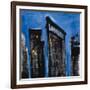 Blue Cityscape-Paul Brent-Framed Art Print