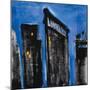 Blue Cityscape-Paul Brent-Mounted Art Print