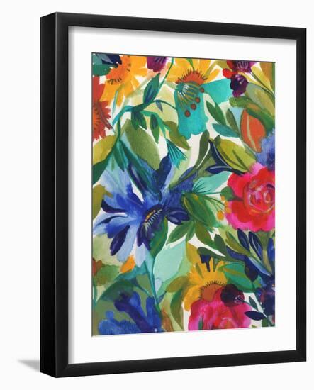 Blue  Clematis-Kim Parker-Framed Giclee Print