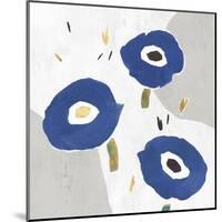 Blue Cluster I-Isabelle Z-Mounted Art Print