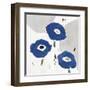 Blue Cluster II-Isabelle Z-Framed Art Print