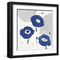 Blue Cluster II-Isabelle Z-Framed Art Print