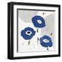 Blue Cluster II-Isabelle Z-Framed Art Print