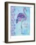 Blue Coast Flamingo, Stand Tall-Bee Sturgis-Framed Art Print