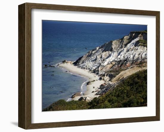 Blue Coast Line I-Nicole Katano-Framed Photo