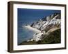 Blue Coast Line I-Nicole Katano-Framed Photo