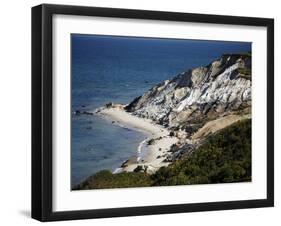 Blue Coast Line I-Nicole Katano-Framed Photo