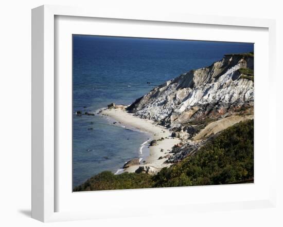 Blue Coast Line I-Nicole Katano-Framed Photo