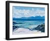 Blue Coast Line-unknown Kelsey-Framed Art Print