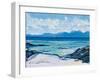 Blue Coast Line-unknown Kelsey-Framed Art Print