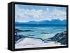 Blue Coast Line-unknown Kelsey-Framed Stretched Canvas