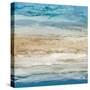 Blue Coastal Landscape I-null-Stretched Canvas