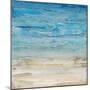Blue Coastal Landscape II-null-Mounted Art Print