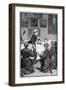 Blue-Coat Boys at Buckingham Palace, Mid-Late 19th Century-W Stacey-Framed Giclee Print