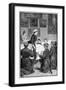 Blue-Coat Boys at Buckingham Palace, Mid-Late 19th Century-W Stacey-Framed Giclee Print