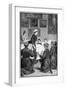Blue-Coat Boys at Buckingham Palace, Mid-Late 19th Century-W Stacey-Framed Giclee Print