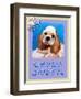 Blue Cocker Spaniel-Cathy Cute-Framed Giclee Print