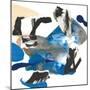 Blue Collage I-Jodi Fuchs-Mounted Art Print