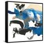 Blue Collage II-Jodi Fuchs-Framed Stretched Canvas