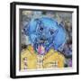 Blue Collared-Lauren Moss-Framed Giclee Print