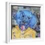 Blue Collared-Lauren Moss-Framed Giclee Print