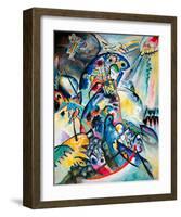 Blue Comb, 1917-Wassily Kandinsky-Framed Giclee Print