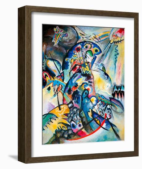 Blue Comb, 1917-Wassily Kandinsky-Framed Giclee Print