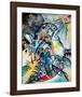 Blue Comb, 1917-Wassily Kandinsky-Framed Giclee Print