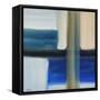 Blue Composition, 20Th Century (Watercolour)-Eric Hains-Framed Stretched Canvas