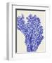 Blue Corals 2 e-Fab Funky-Framed Art Print