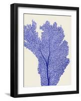 Blue Corals 2 e-Fab Funky-Framed Art Print