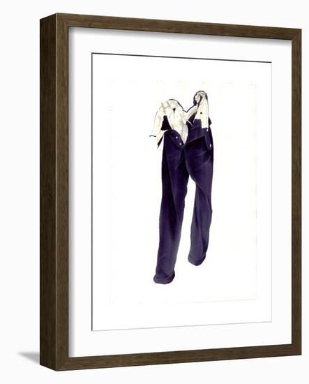 Blue Corduroy Trousers (Humphrey) 2004-Miles Thistlethwaite-Framed Giclee Print