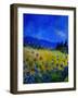 Blue Cornflowers 4550-Pol Ledent-Framed Art Print