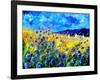 Blue cornflowers 68-Pol Ledent-Framed Art Print