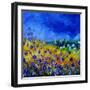 Blue Cornflowers 7741-Pol Ledent-Framed Art Print