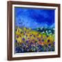 Blue Cornflowers 7741-Pol Ledent-Framed Art Print