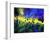 Blue cornflowers-Pol Ledent-Framed Art Print