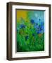 Blue Cornflowers-Pol Ledent-Framed Art Print