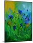 Blue Cornflowers-Pol Ledent-Mounted Art Print