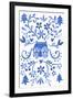 Blue Cottage-Elizabeth Rider-Framed Giclee Print