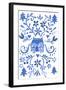 Blue Cottage-Elizabeth Rider-Framed Giclee Print