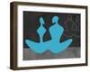 Blue Couple 2-Felix Podgurski-Framed Art Print