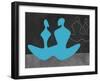 Blue Couple 2-Felix Podgurski-Framed Art Print