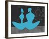 Blue Couple 2-Felix Podgurski-Framed Art Print