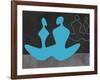 Blue Couple 2-Felix Podgurski-Framed Art Print