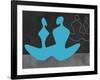 Blue Couple 2-Felix Podgurski-Framed Art Print